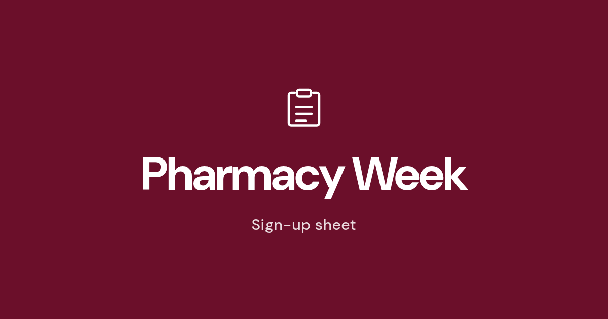 Pharmacy Week